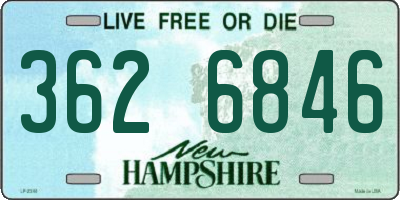 NH license plate 3626846