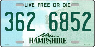 NH license plate 3626852