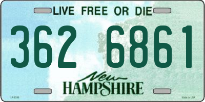 NH license plate 3626861