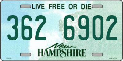 NH license plate 3626902