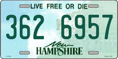 NH license plate 3626957