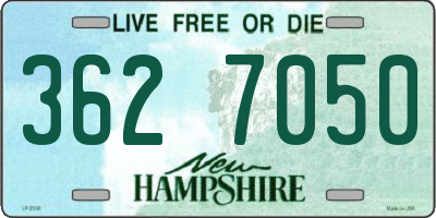 NH license plate 3627050