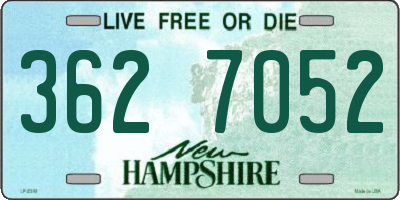 NH license plate 3627052