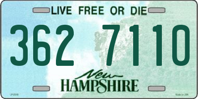 NH license plate 3627110
