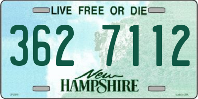 NH license plate 3627112