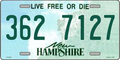 NH license plate 3627127