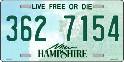 NH license plate 3627154