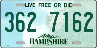 NH license plate 3627162
