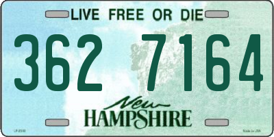 NH license plate 3627164