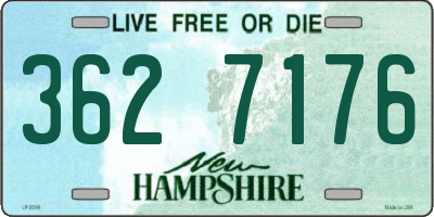 NH license plate 3627176