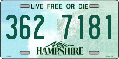 NH license plate 3627181