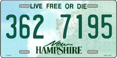 NH license plate 3627195