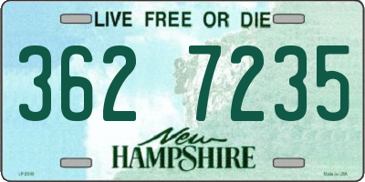 NH license plate 3627235