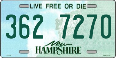 NH license plate 3627270