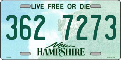 NH license plate 3627273