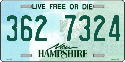 NH license plate 3627324