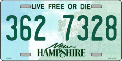 NH license plate 3627328