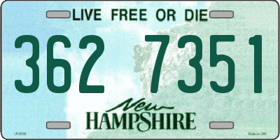 NH license plate 3627351
