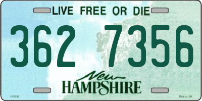 NH license plate 3627356
