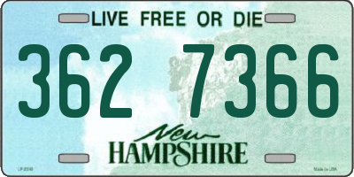 NH license plate 3627366