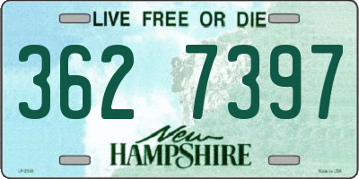 NH license plate 3627397