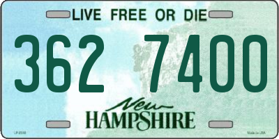 NH license plate 3627400
