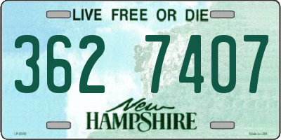 NH license plate 3627407
