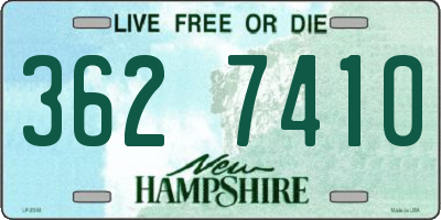 NH license plate 3627410