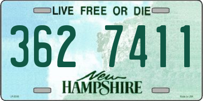 NH license plate 3627411