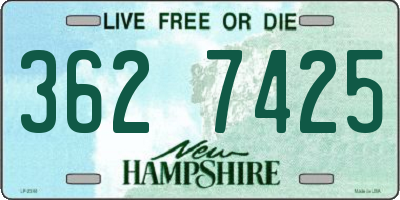 NH license plate 3627425