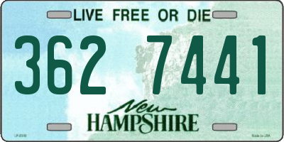 NH license plate 3627441