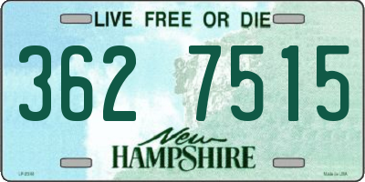 NH license plate 3627515