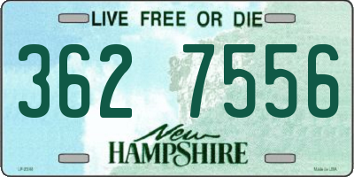 NH license plate 3627556