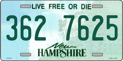 NH license plate 3627625