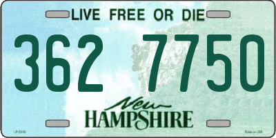 NH license plate 3627750