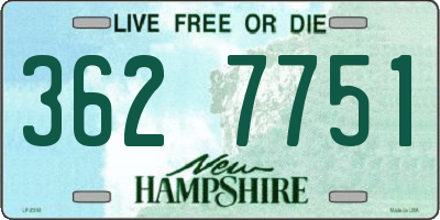 NH license plate 3627751