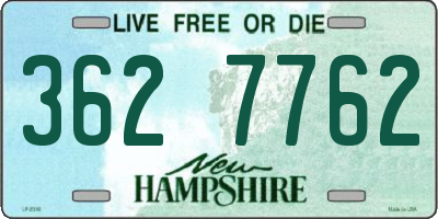 NH license plate 3627762