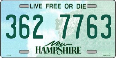 NH license plate 3627763