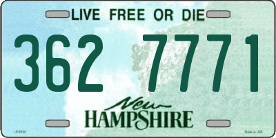 NH license plate 3627771