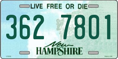 NH license plate 3627801