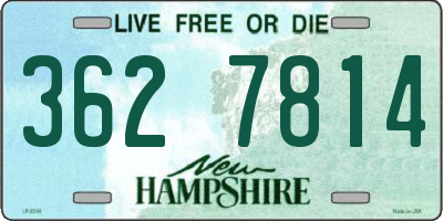 NH license plate 3627814