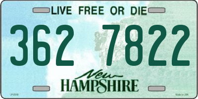 NH license plate 3627822