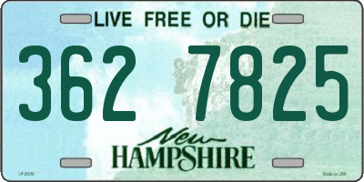 NH license plate 3627825