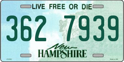 NH license plate 3627939
