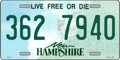 NH license plate 3627940