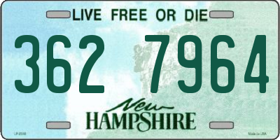 NH license plate 3627964
