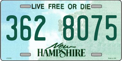NH license plate 3628075