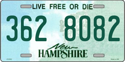 NH license plate 3628082