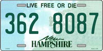 NH license plate 3628087