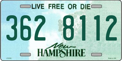 NH license plate 3628112